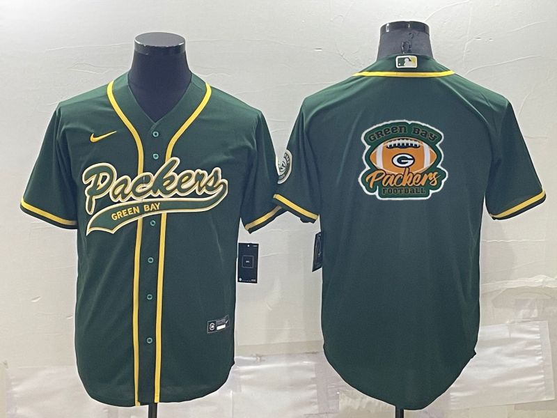 Men Green Bay Packers Blank Green 2022 Nike Co branded NFL Jersey1